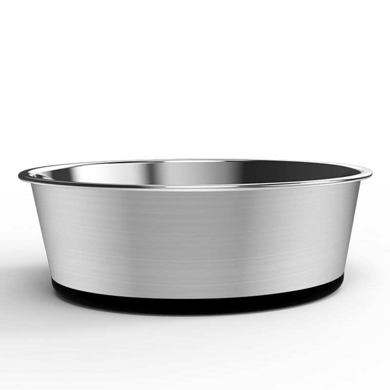 Supemoto dog food bowl cat bowl dog bowl dog basin Pet Bowl anti-tumble non-slip water bowl stainless steel rice basin large dog