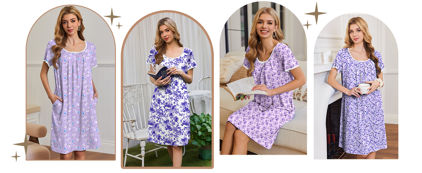 Soft nightgown for women