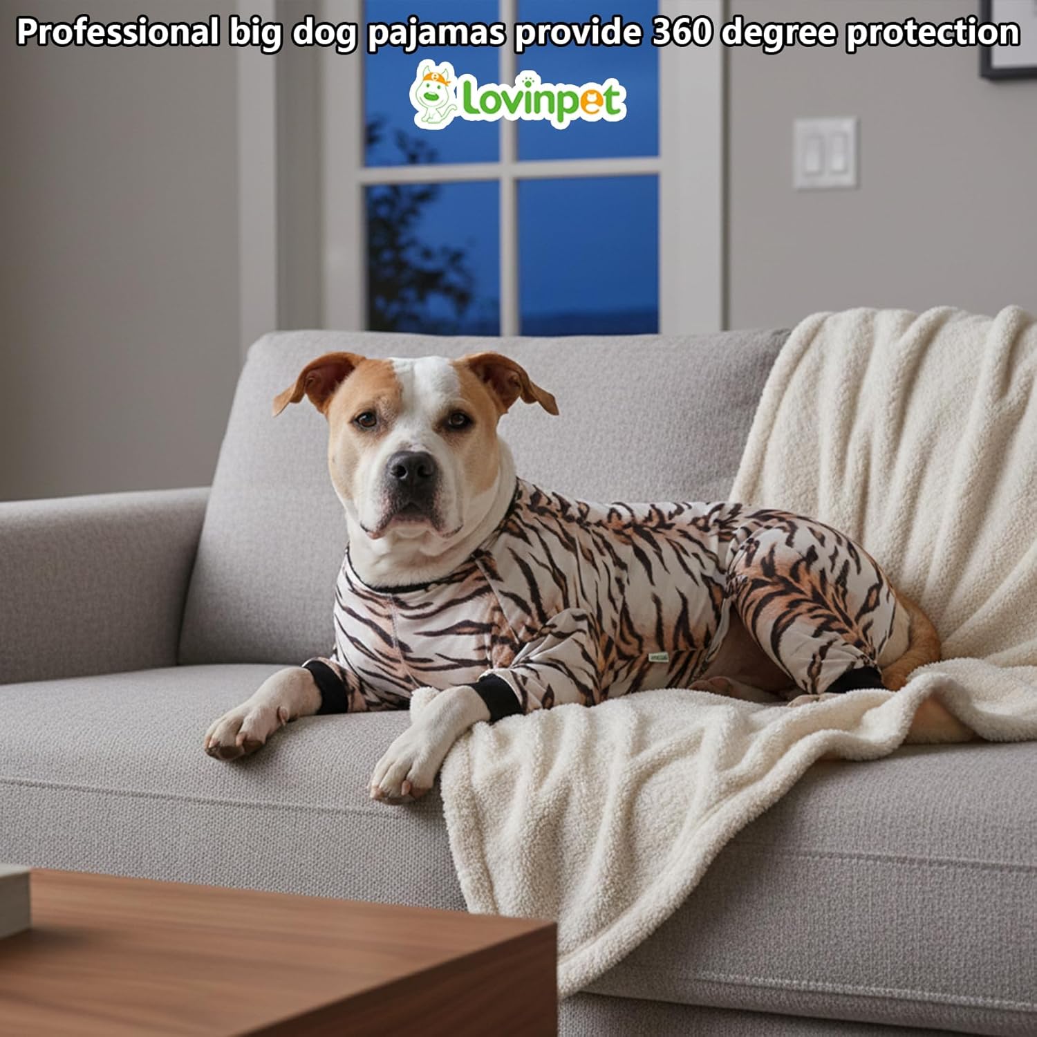 Black & White Animal Print Dog Pajamas
