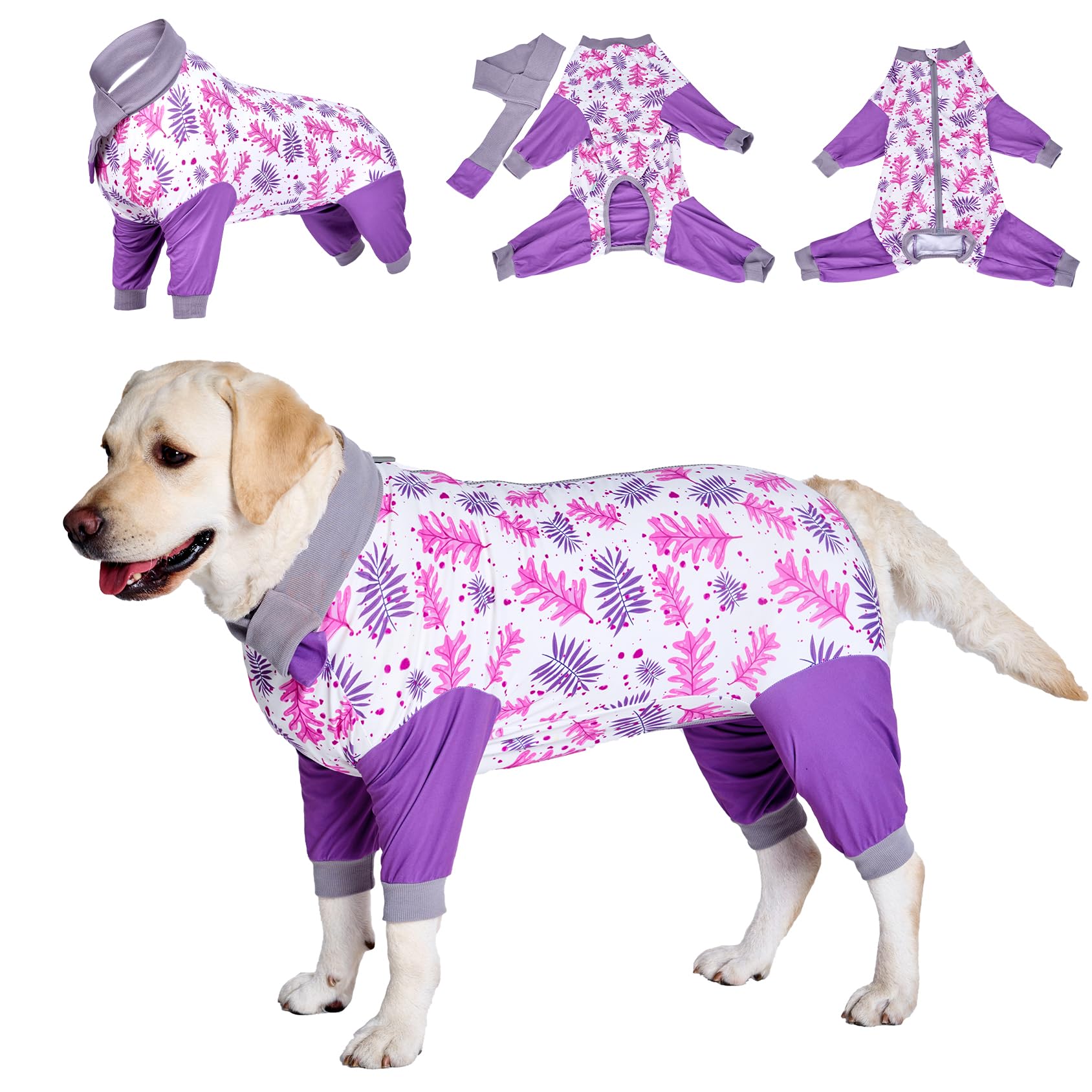 LovinPet Best Seller | Large Dog Recovery Suit - Full Coverage Post-Surgery Onesie