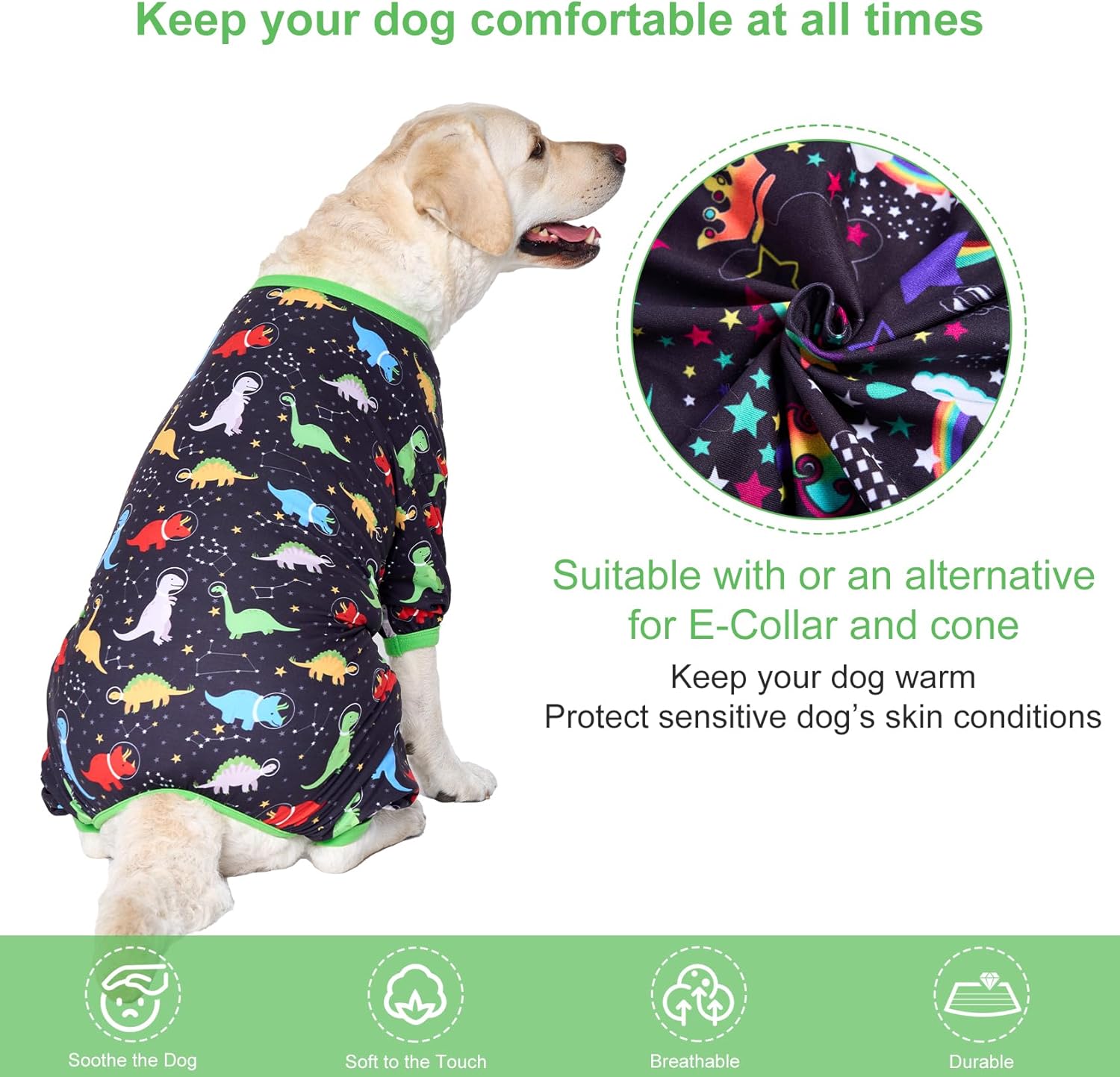 Space Dinosaurs Dog Onesie