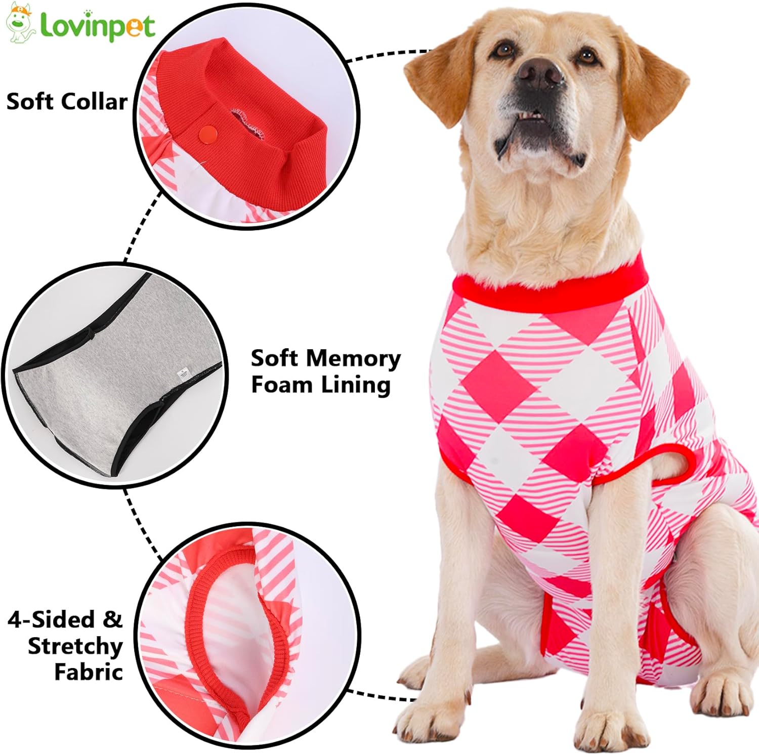 Green Plaid Dog Bodysuit