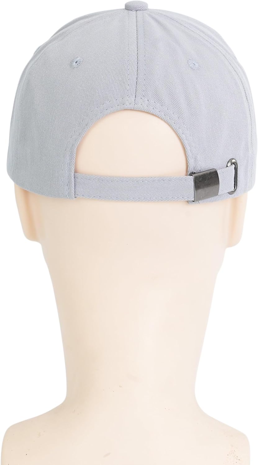 Adjustable Solid Color Trucker Hat, Blue