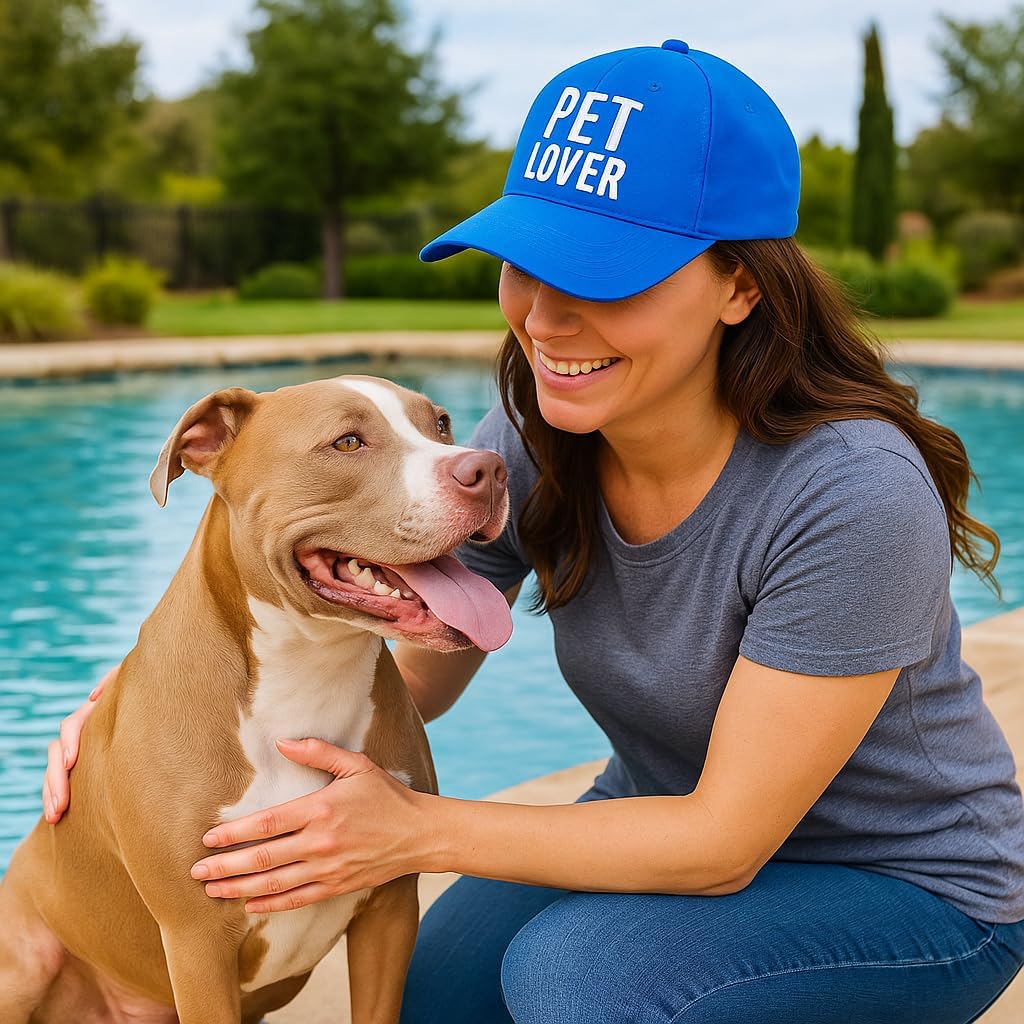 Adjustable Solid Color Trucker Hat, Blue