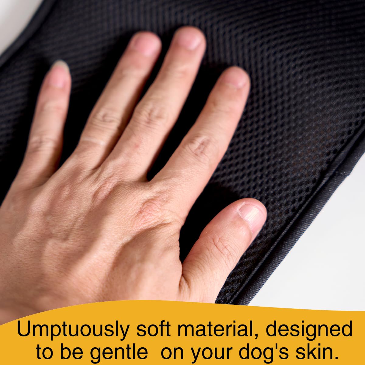 LovinPet Adjustable Dog Lift Harness for Weak Rear Legs|Portable and Comfortable Support Sling|Ideal for Senior,Injured,Disabled Dogs,and Post-ACL Surgery Recovery,Yellow