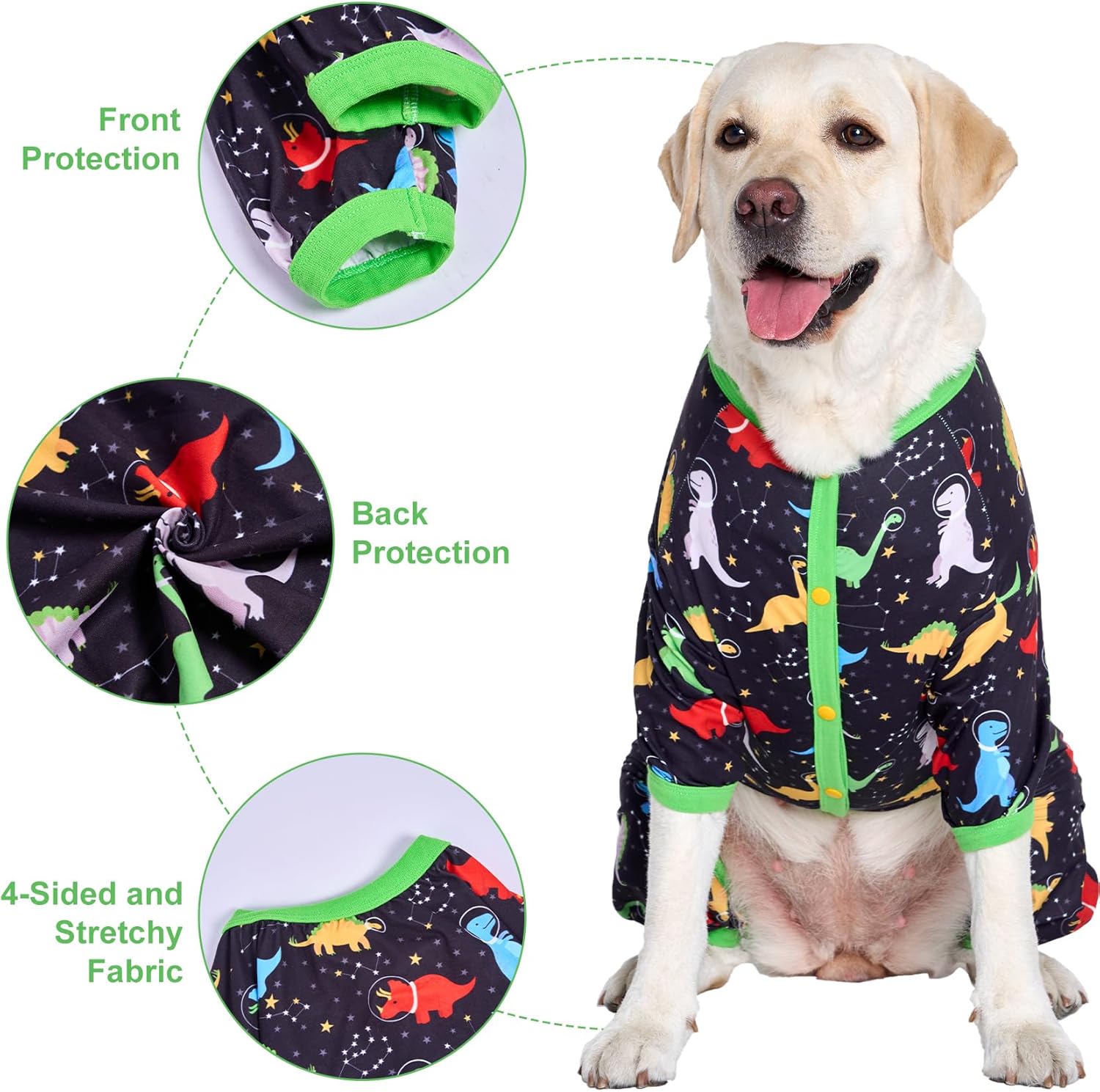 Space Dinosaurs Dog Onesie