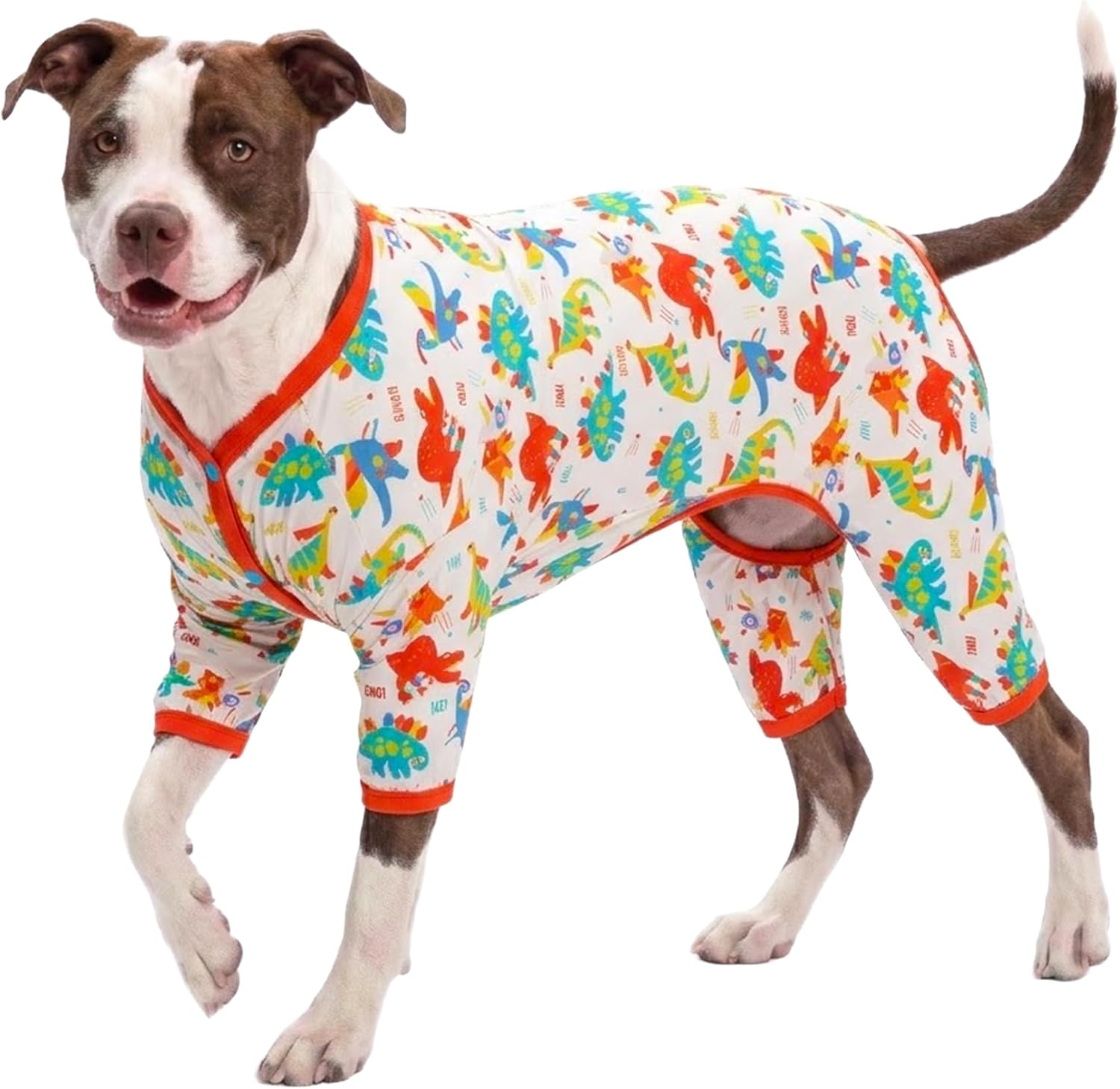 LovinPet Large Dog Pajamas, Undershirt for Dog Coats, Anti Licking