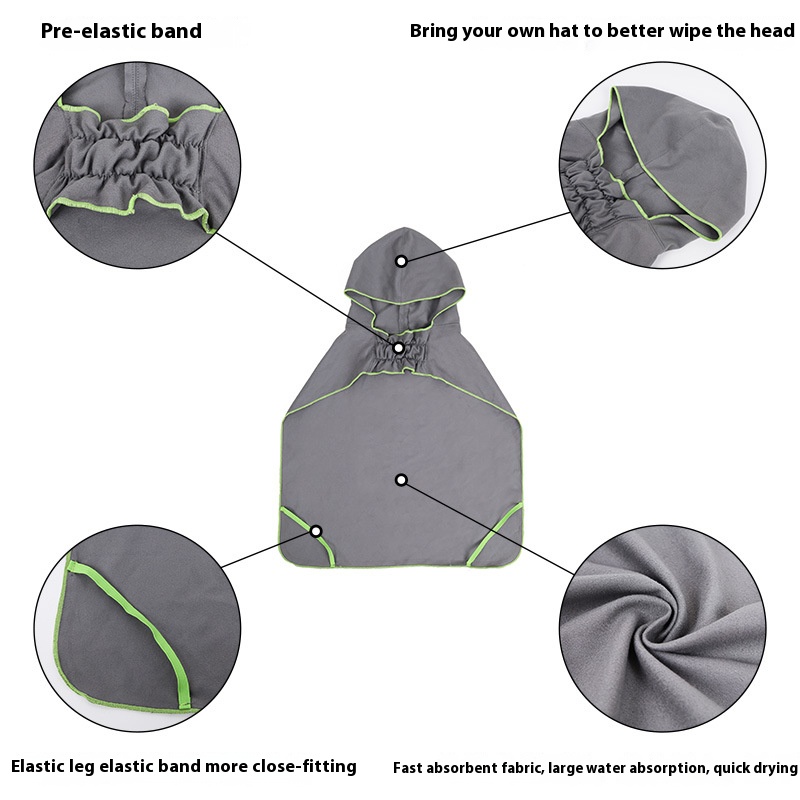 Pet bath towel beauty bath dog quick-drying towel large teddy/golden retriever bath absorbent felt