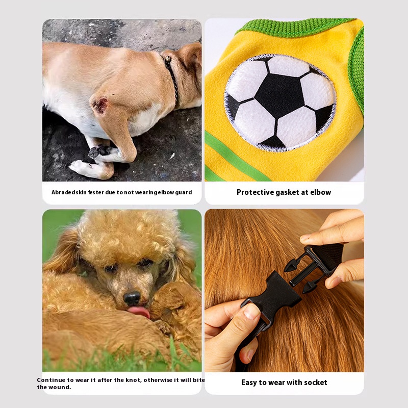 Dog professional pet leggings clothing autumn and winter outing care joint leg warmer warm protective pet supplies