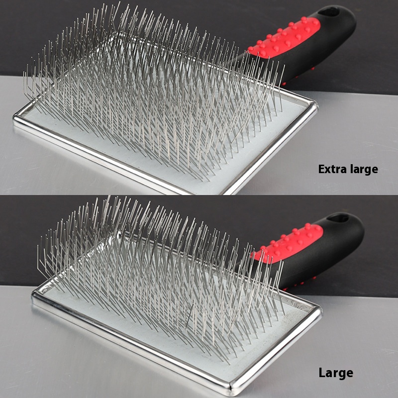 Pet comb dog hair pulling beauty double-sided needle comb cat comb hair removing cat comb knot opening hair removal comb