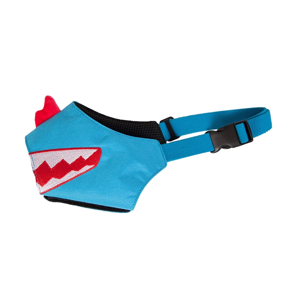 Dog mouth cover dog mask anti-bite dog dog mask anti-bark bark stopper breathable cartoon nylon pet muzzle