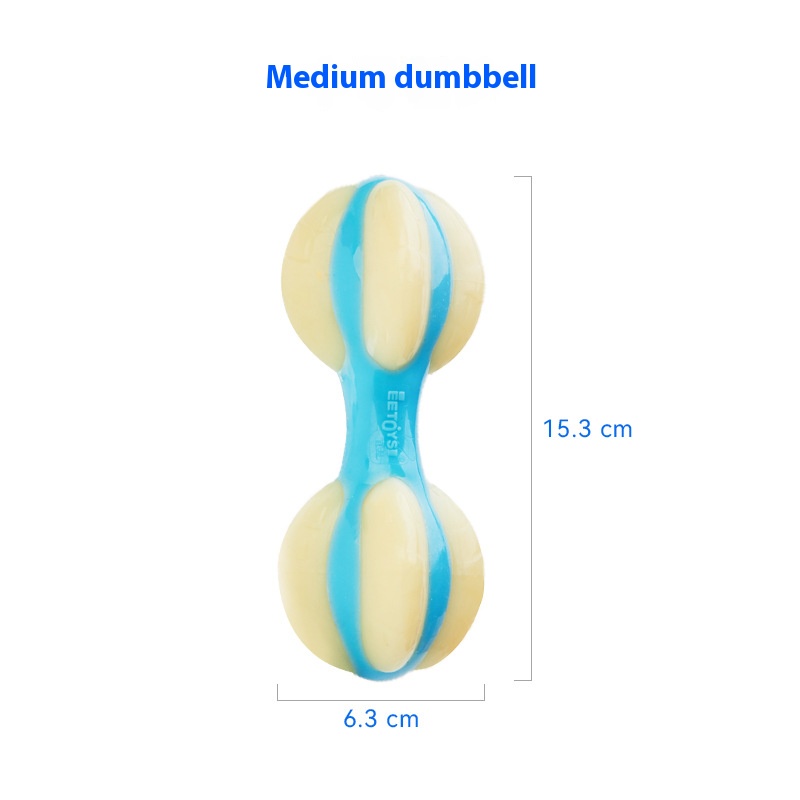 Nylon Pu beef flavor bite molar dumbbell medium large dog dog chewingNylon Pu beef flavor bite molar dumbbell medium large dog dog chewing