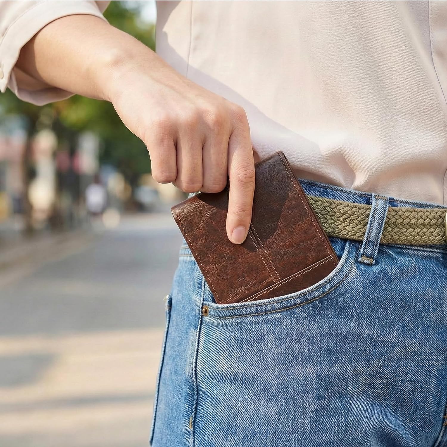 Slim Bifold Wallet for Men