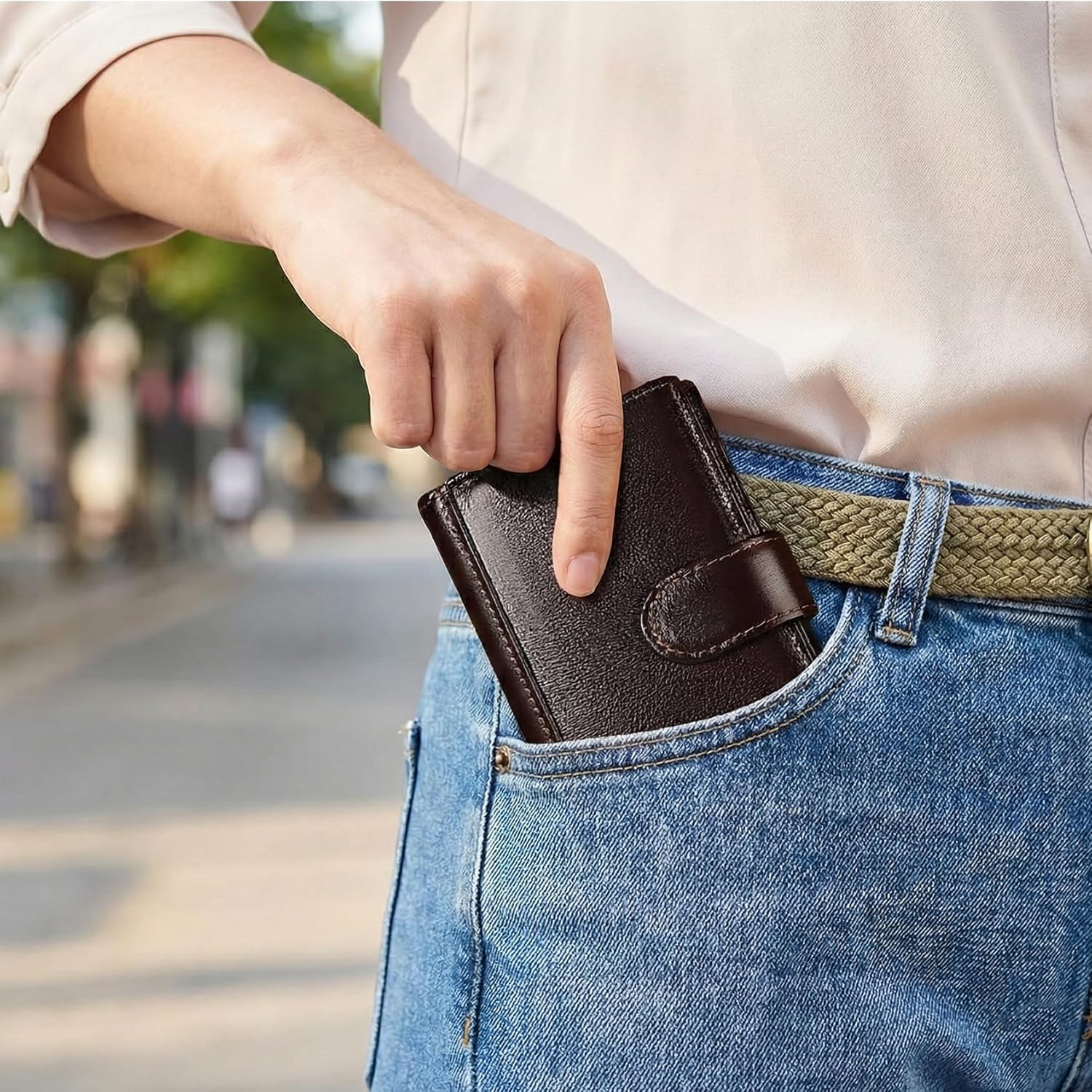 Slim Bifold Wallet for Men