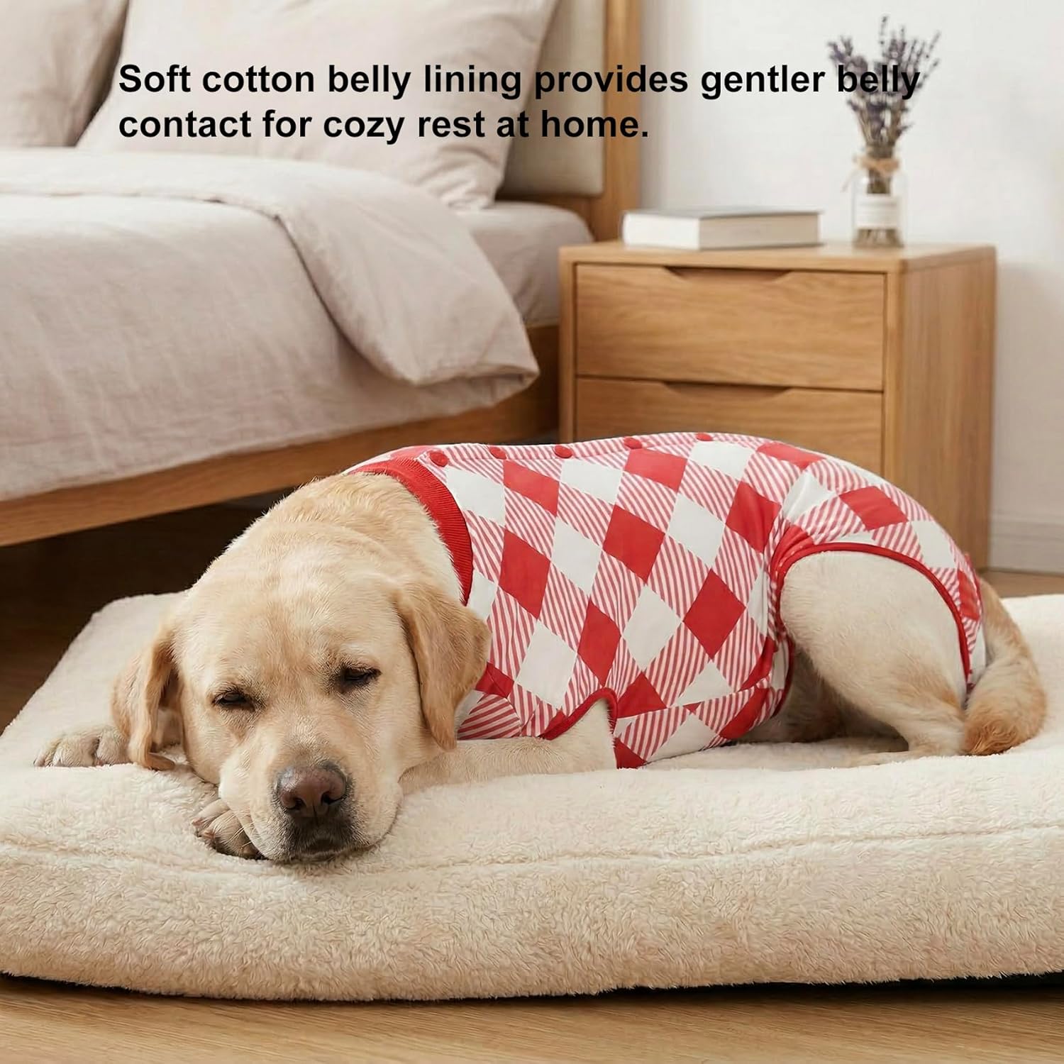 Green Plaid Dog Bodysuit