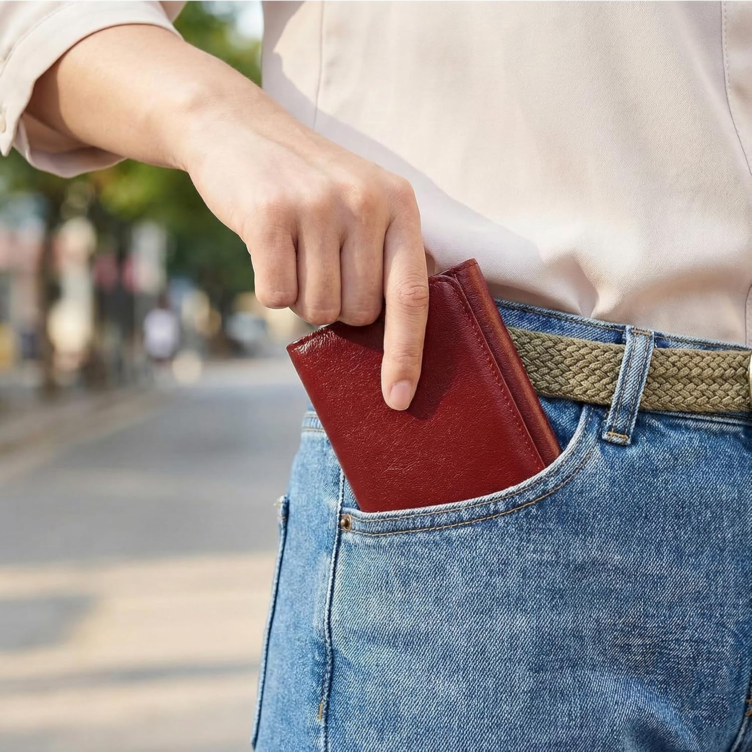 Slim Bifold Wallet for Men