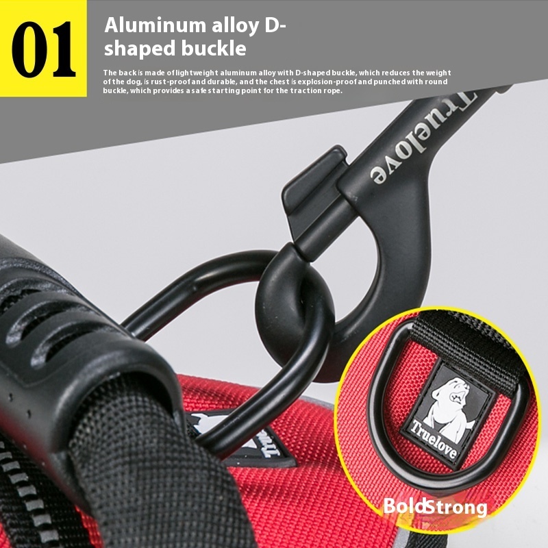 Truelove pet supplies dog hand holding rope dog leash souchong large dog dog leash vest chest strap