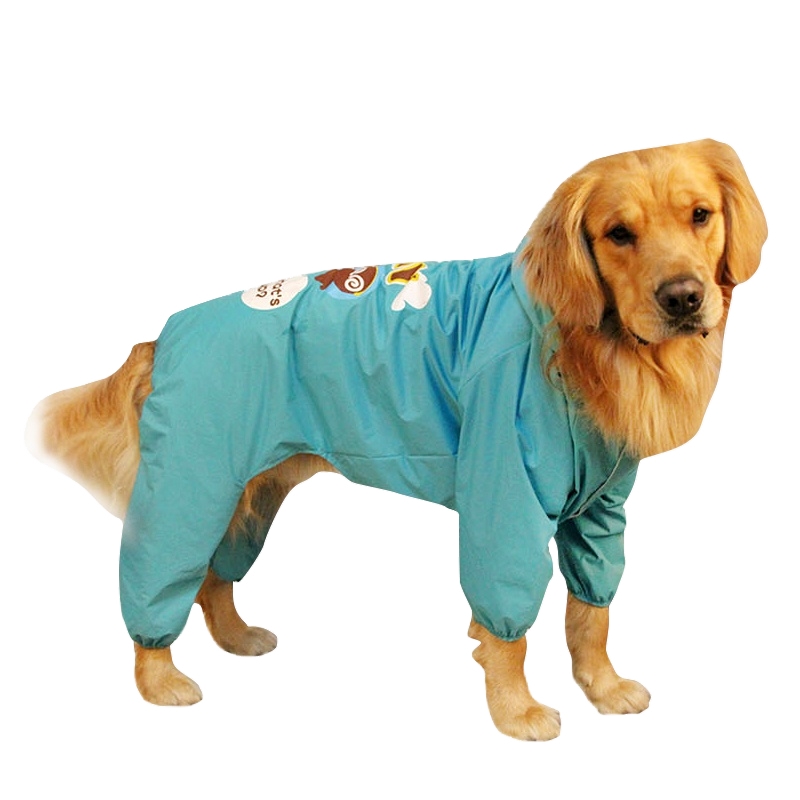 Lovinpet Four-Leg Dog Raincoat - Cartoon Shell Jacket for Large, Medium, and Small Dogs