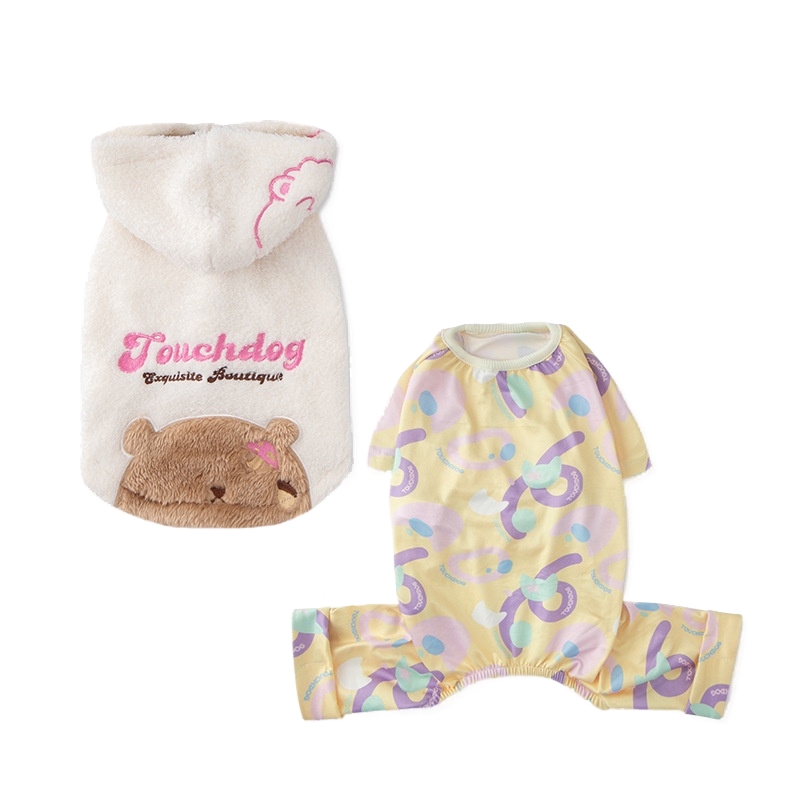 Warm Winter Dog Clothes Set - Four-Legged Small Dog Sweater for Teddy, Bichon