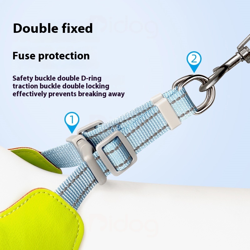 didogpet dog chest and back summer breathable dog hand holding rope small and medium-sized dogs Corgi Bichon outing dog leash