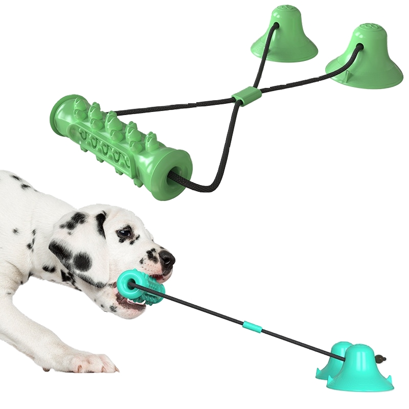 Sucker drawstring molar Rod dog tug-of-war toy