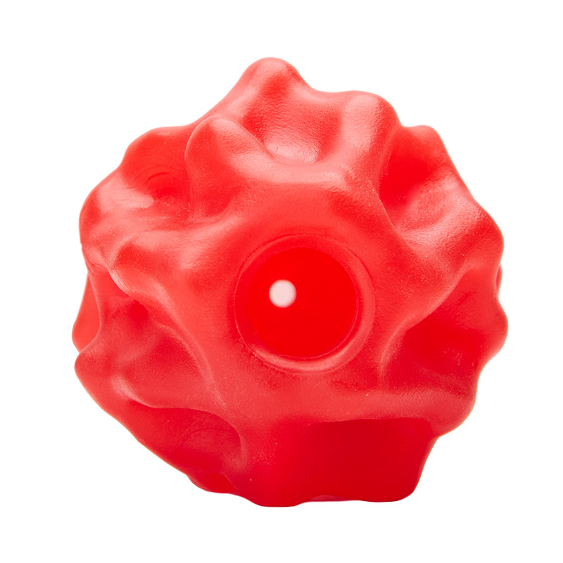 Pet Toy TPU food dropping ball puzzle food filling ball bite-resistant irregular elastic leakage food feeder funny dog bite ball