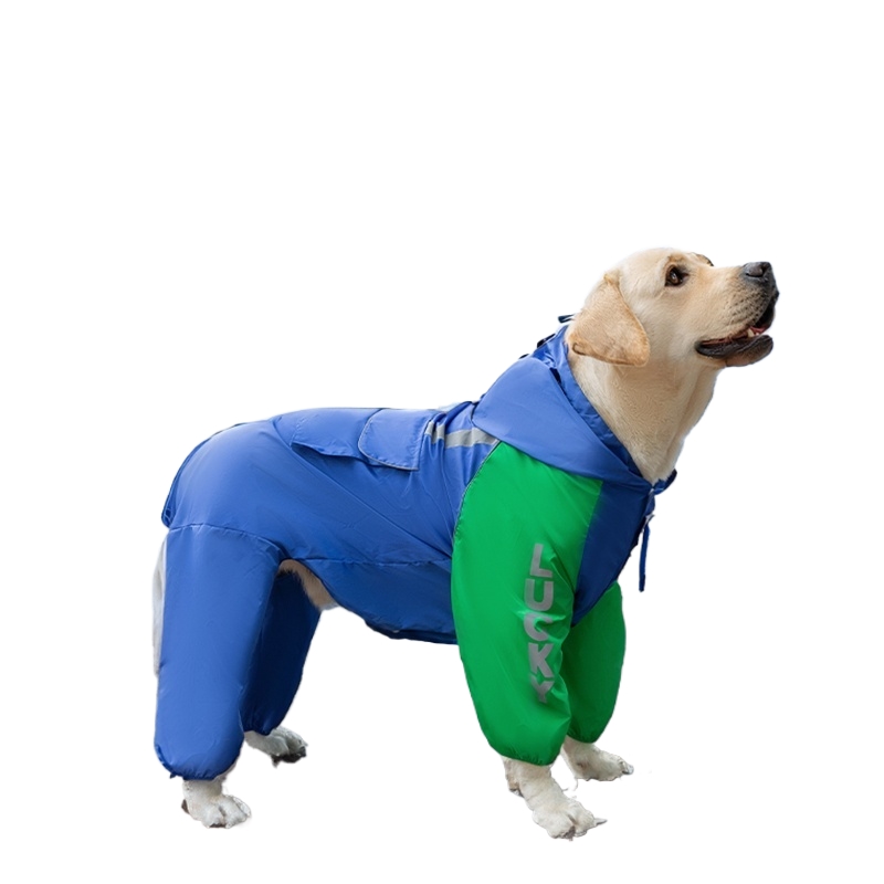 Medium & Big Dog Raincoat - Four-leg all-inclusive raincoat