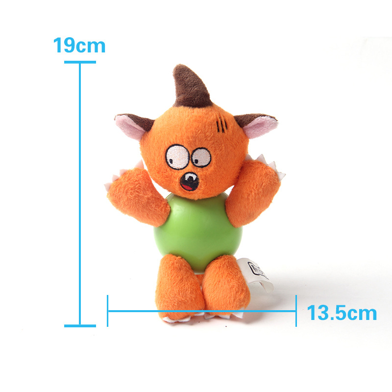 Pet Toy cloth series rubber ball biting vocalization bite-resistant molar interactive tooth cleaning accompany dog chew toy