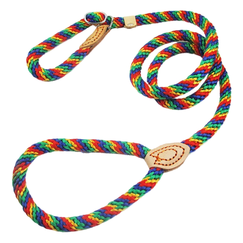 Hand holding rope lengthened 1.8m training dog walking traction collar integrated dog leash