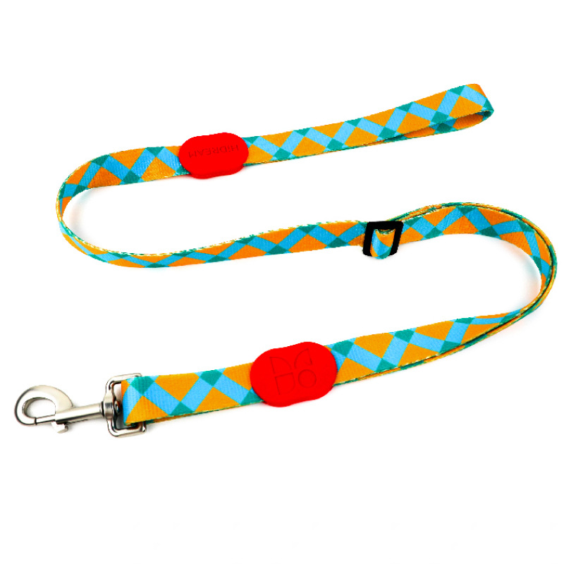 Colorful dog hand holding rope retractable adjustable dog chain anti-lost collar pet dog leash