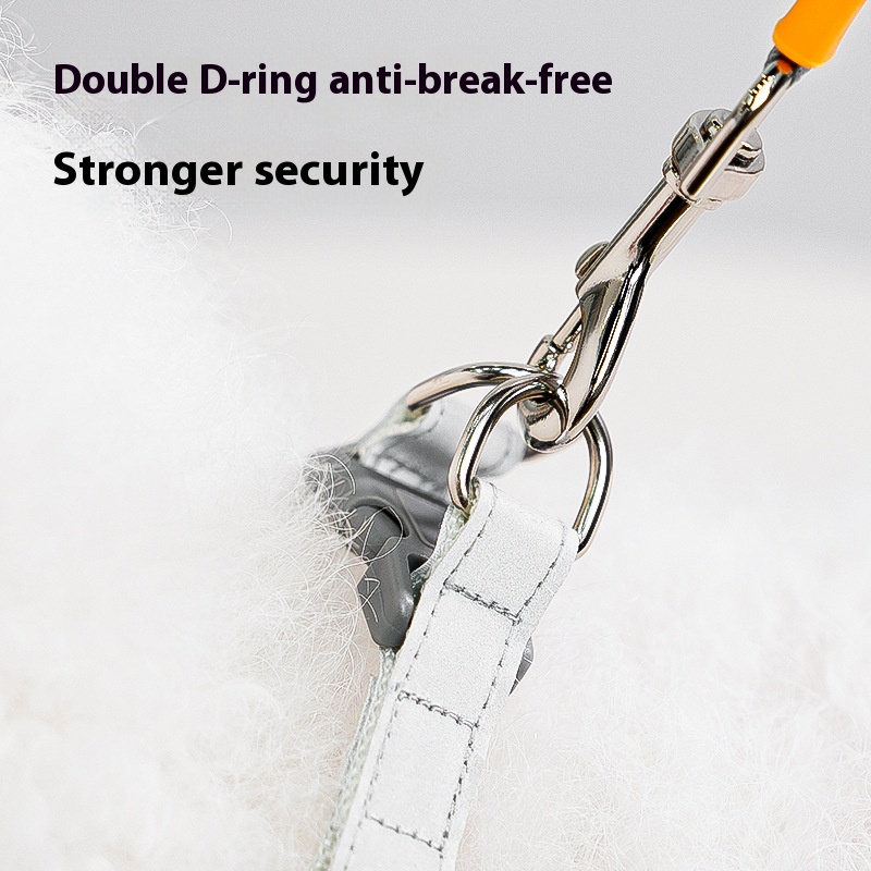 Dog hand holding rope pet's chest-back with pet's chest-back dog breast strap reflective dog leash chest strap one piece dropshipping