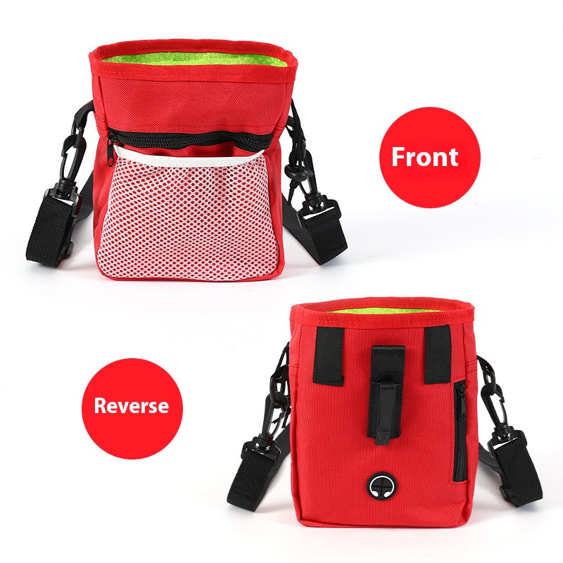 Pet snack bag training waist bag out snack pack dog training bag dog training outdoor supplies
