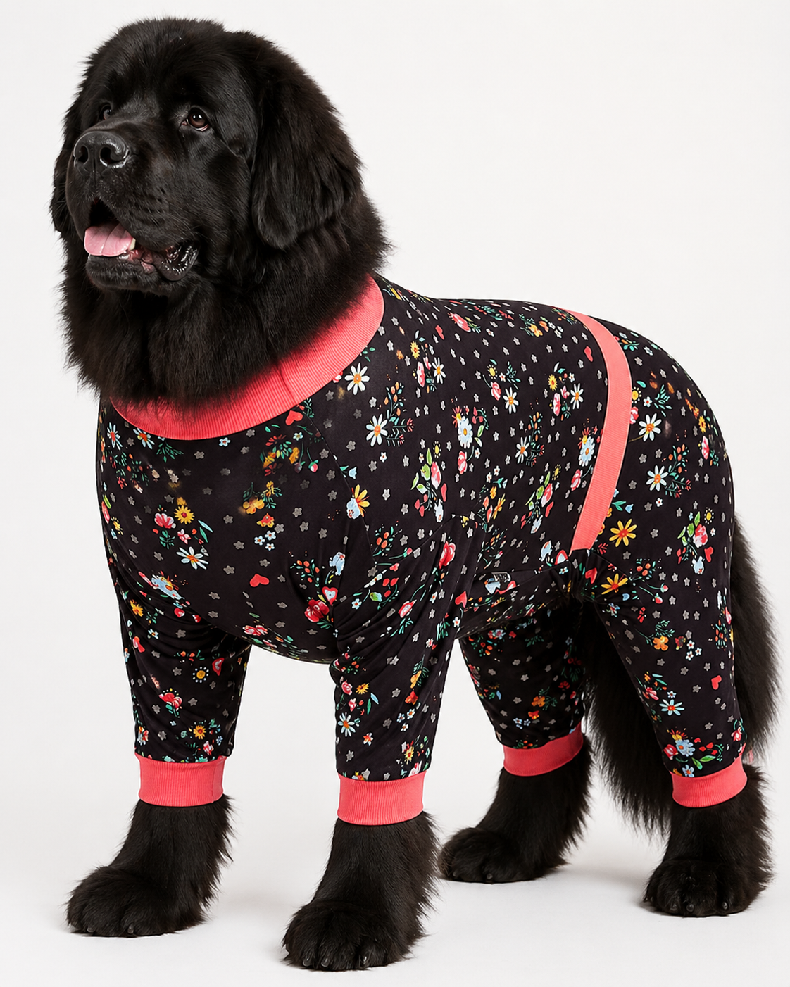 Reflective Green Bubble Print Dog PJs