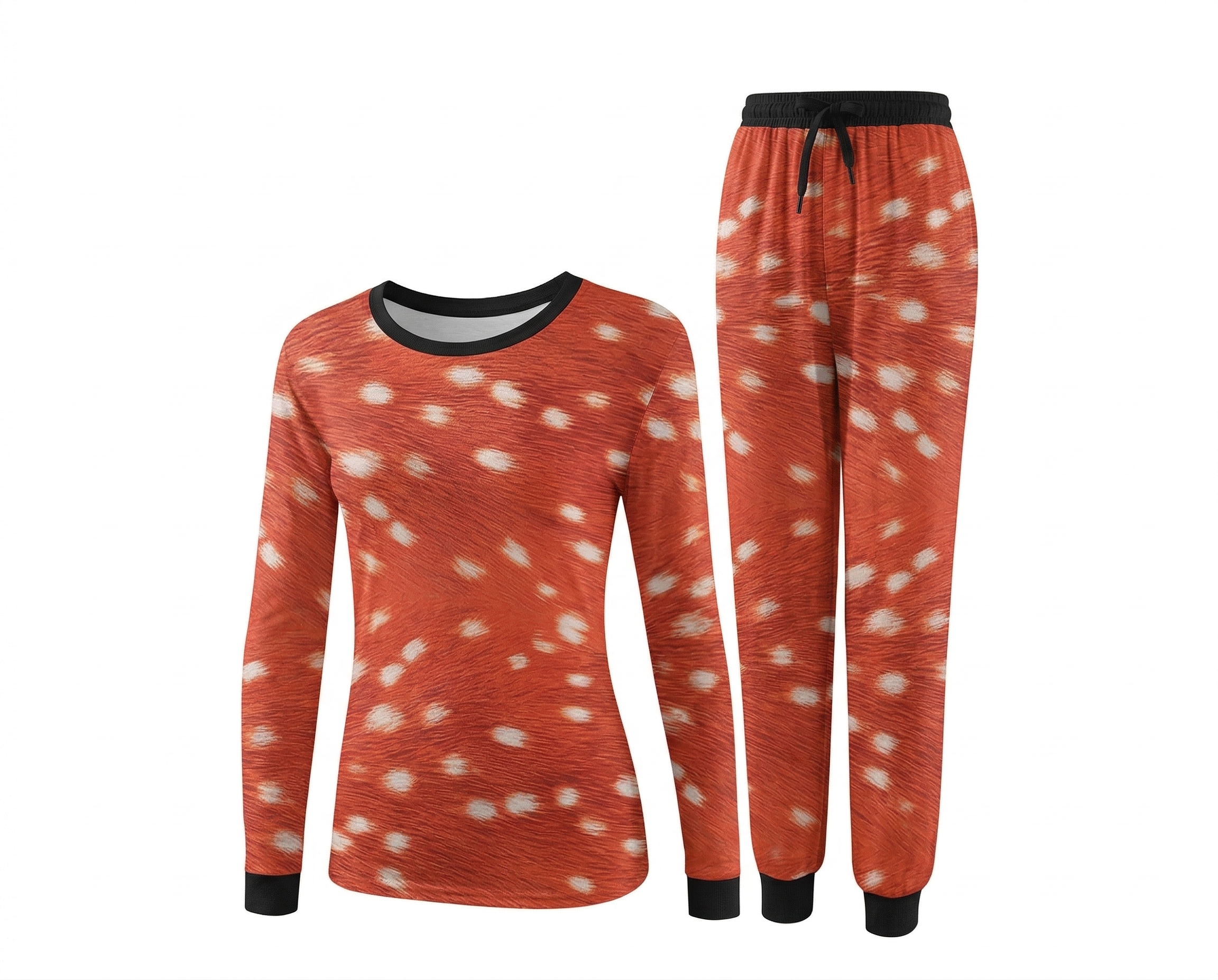 2-Piece Pet & Human Long Sleeve Pajama Set - Wild Animal Prints