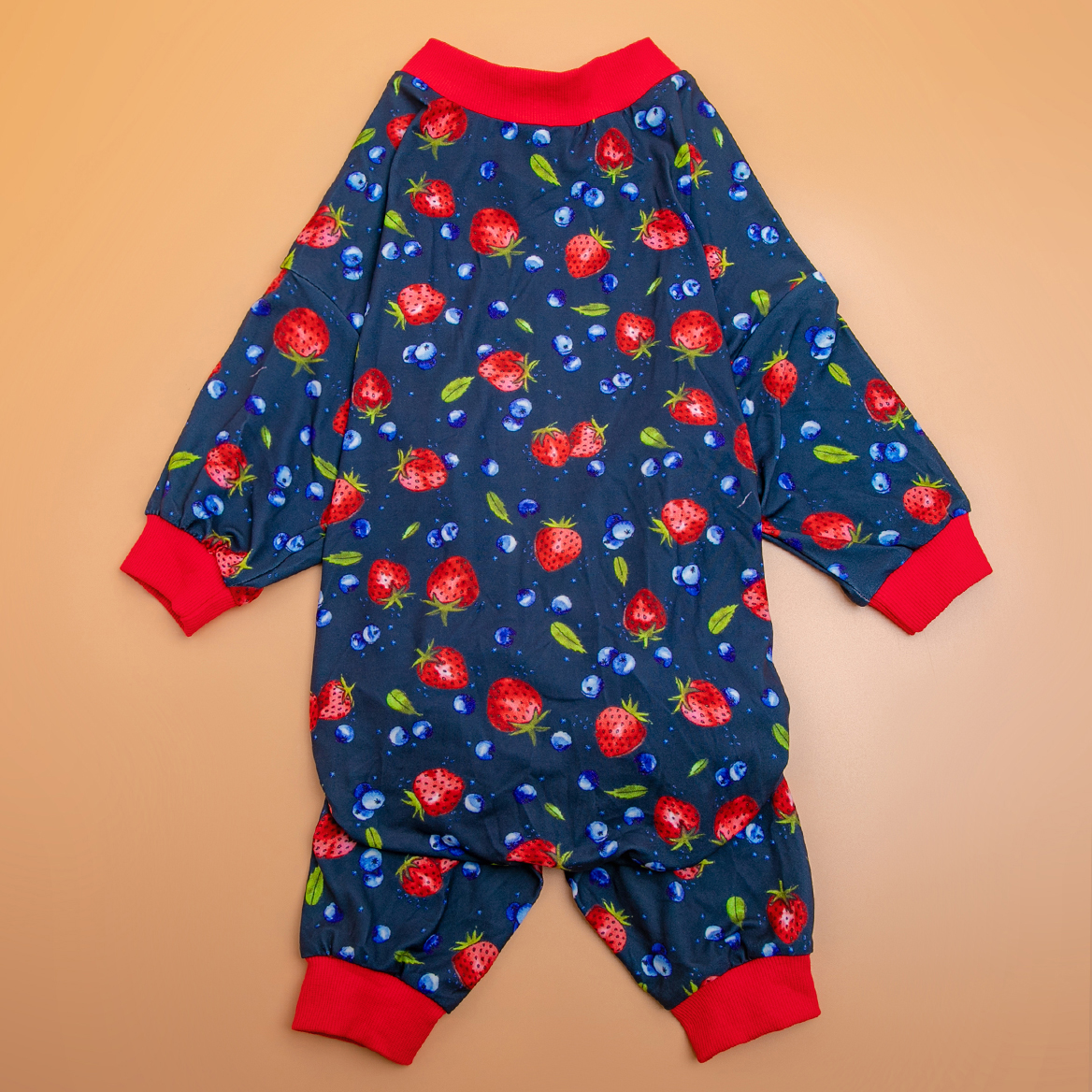 LovinPet Large Dog Post Recovery Suit - Little Roses Floral Pattern