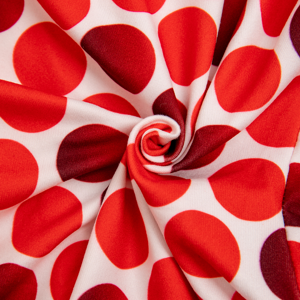 LovinPet Large Dog Pajamas Onesie - Black & Red Polka Dot Pattern