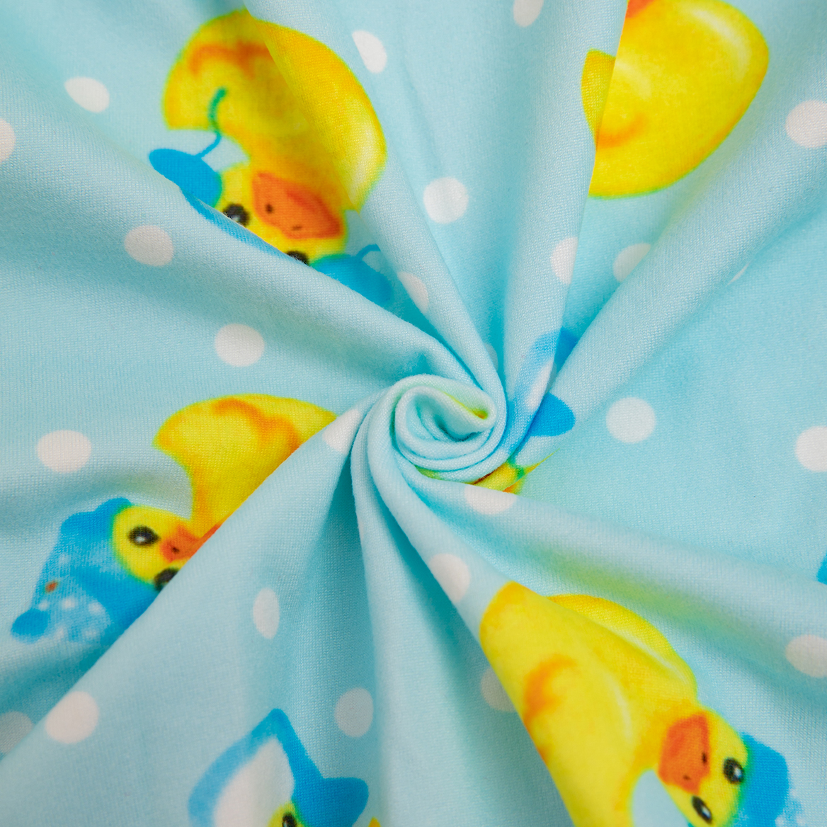 LovinPet Large Dog Post Recovery Suit - Playful Rubber Duck Design on Light Blue Background
