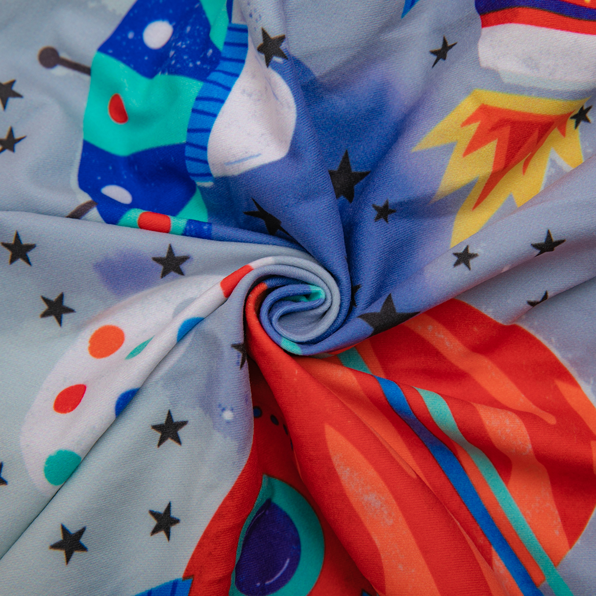 LovinPet Large Dog Post Recovery Suit - Space Adventure Theme