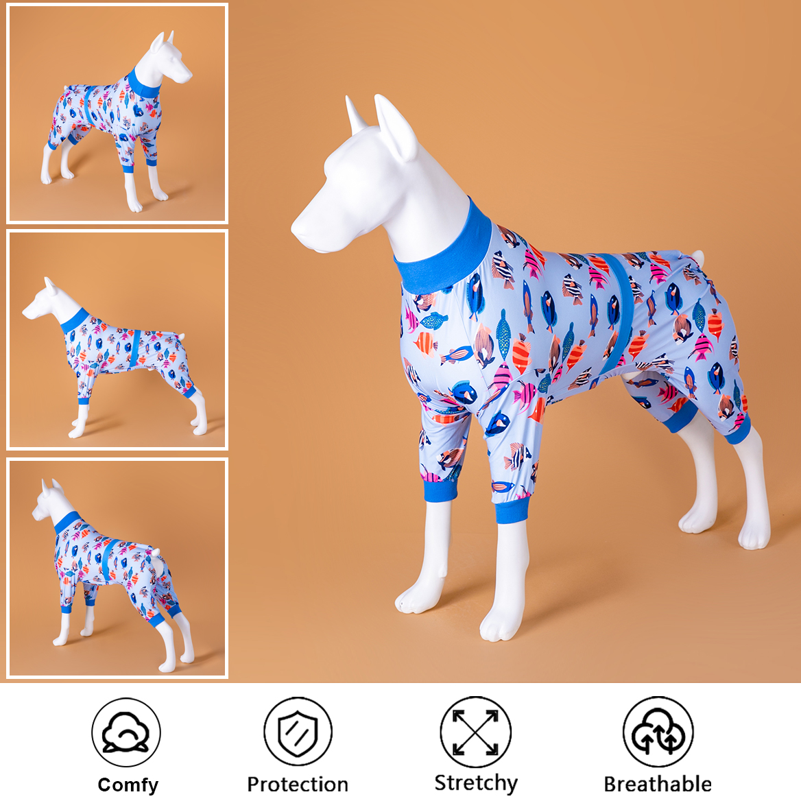 LovinPet Dog Onesies Pajamas - Recovery etc.