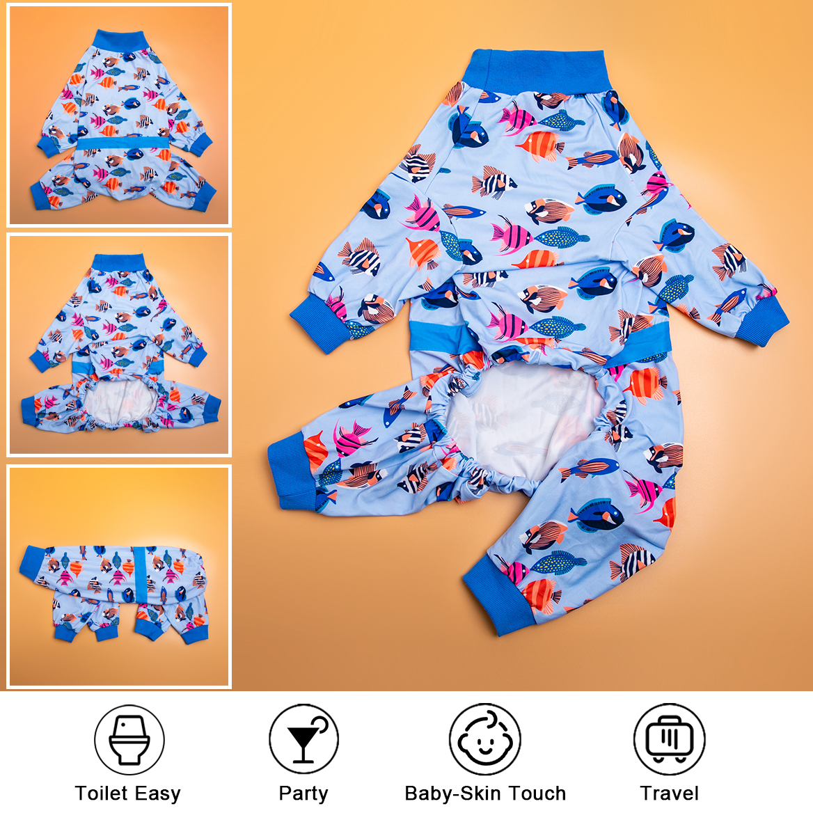 LovinPet Dog Onesies Pajamas - Recovery etc.