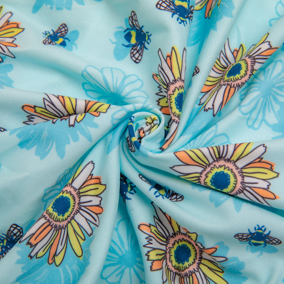 LovinPet Large Dog Pajamas Onesie - Sunflower and Daisy Floral Sleepwear for Big Dogs