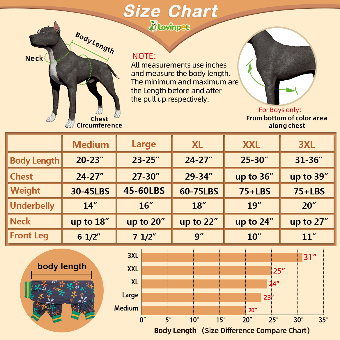 Stylish Floral Dog Onesie - Comfortable Full-Body Protection for Large Dogs