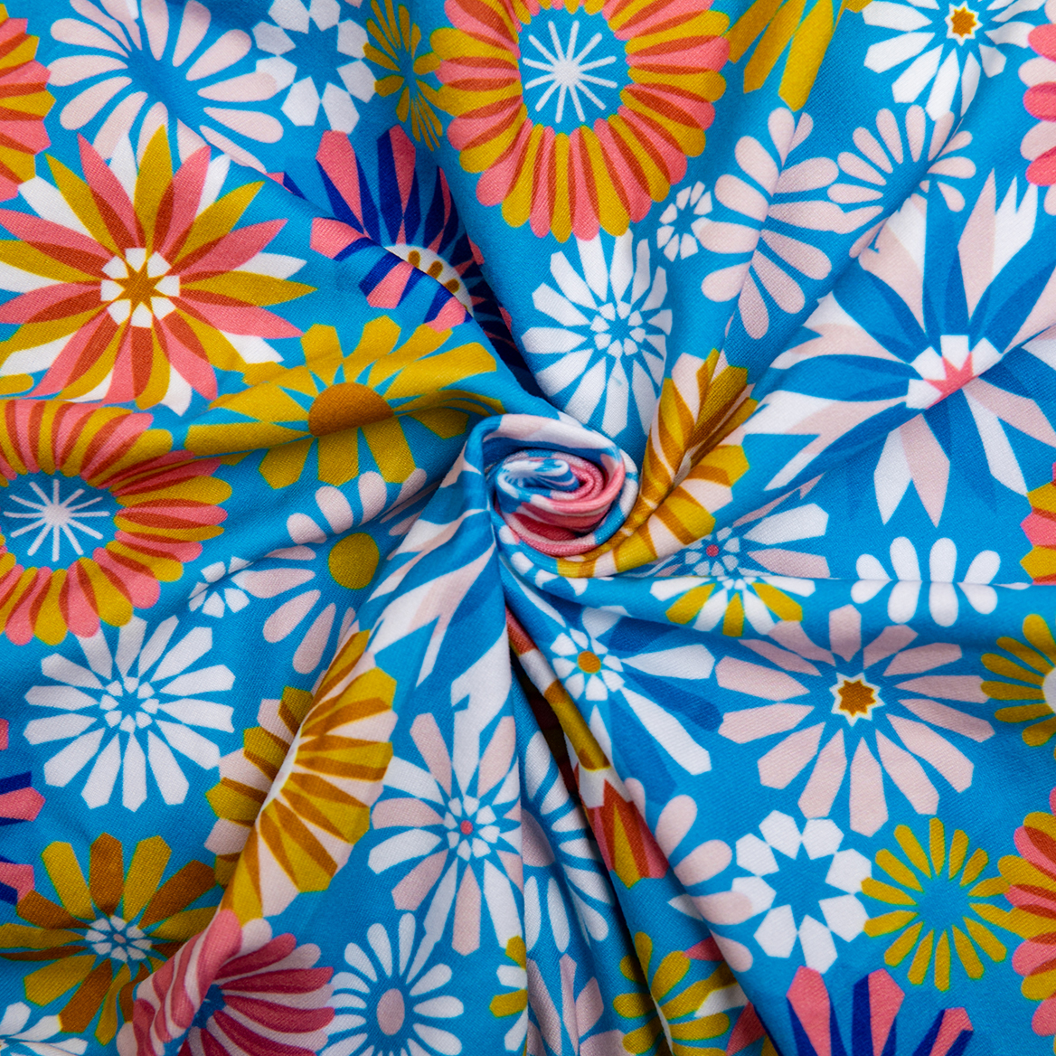 LovinPet Large Dog Post Recovery Suit - Abstract Oil Painting Floral Pattern