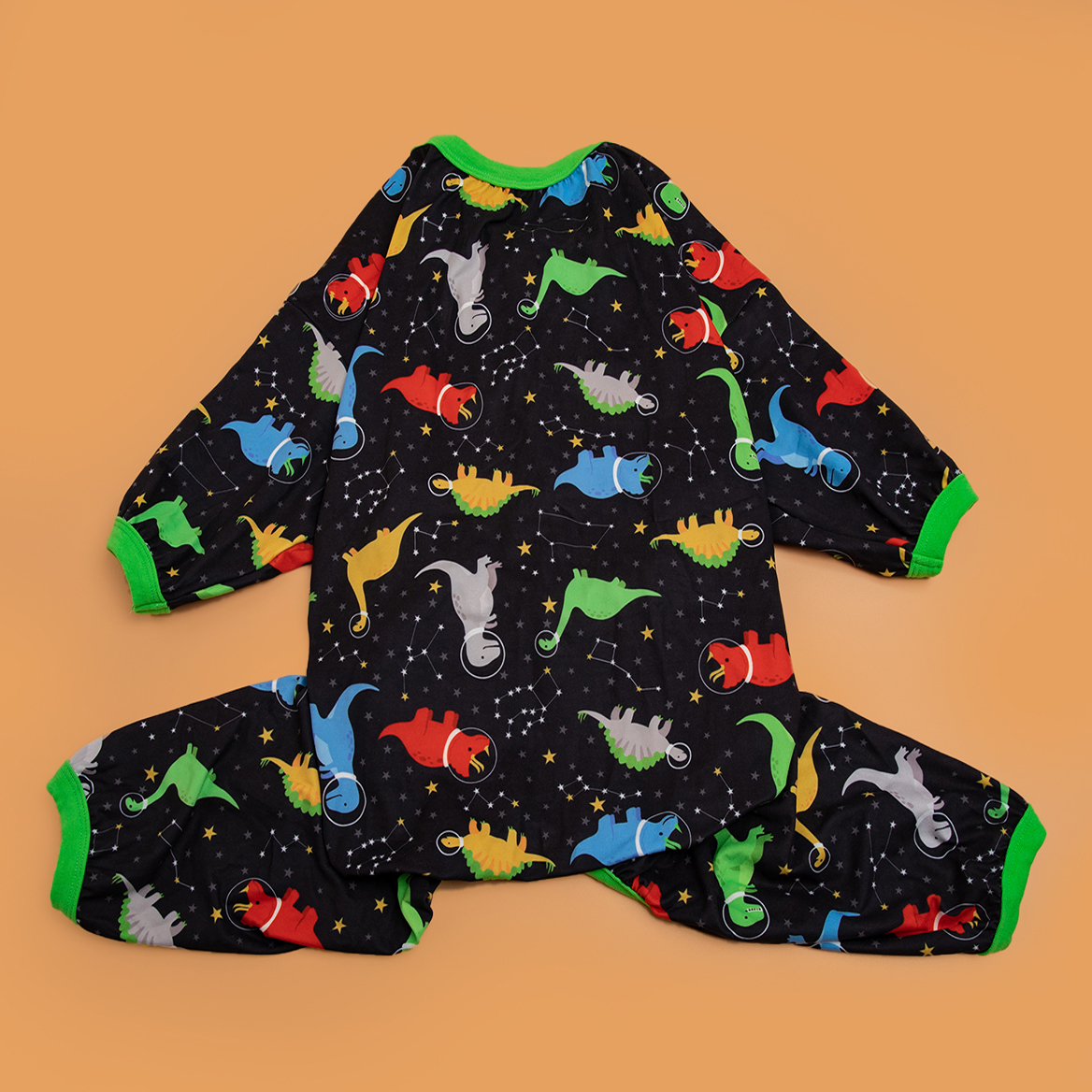 Horoscope Dinosaur Pattern Dog Recovery Suit Full-Body Post-Surgery Protection