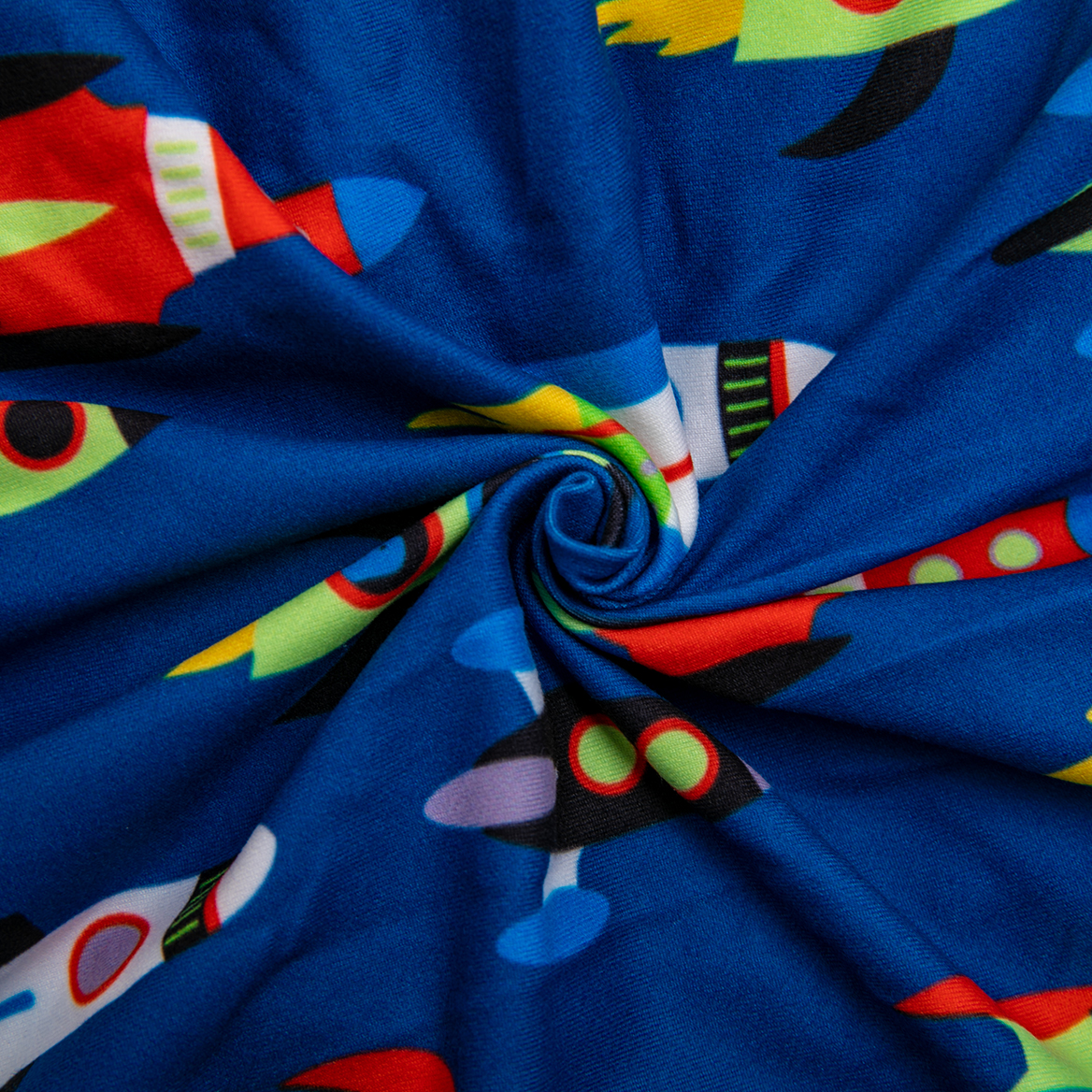 LovinPet Large Dog Pajamas Onesie - Rocket-Themed Space Print Sleepwear for Large Breeds