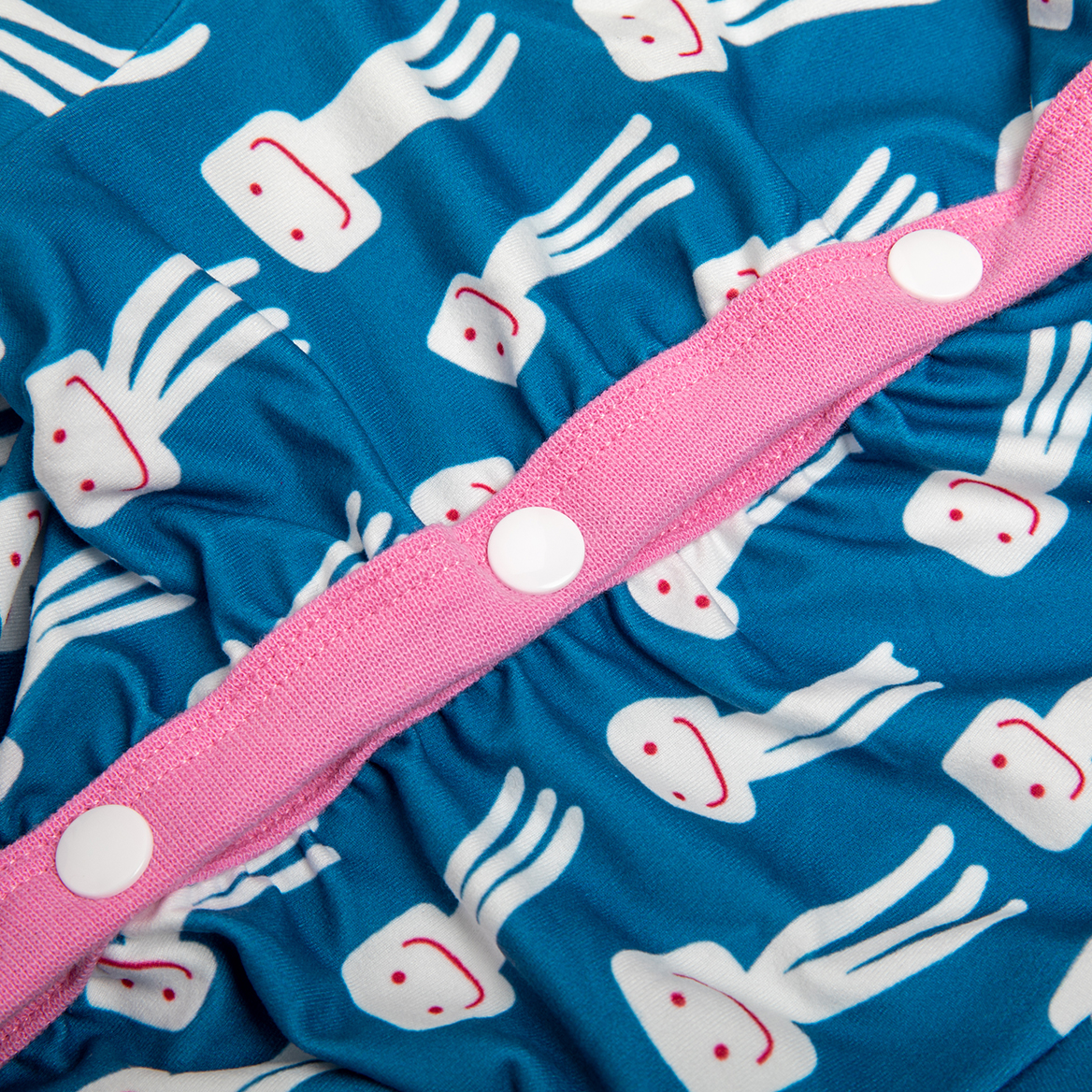 LovinPet Large Dog Pajamas Onesie - Jellyfish Print Design