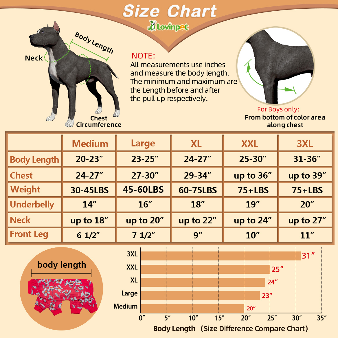 LovinPet Large Dog Pajamas Onesie - Pink Floral Sleepwear for Big Dogs