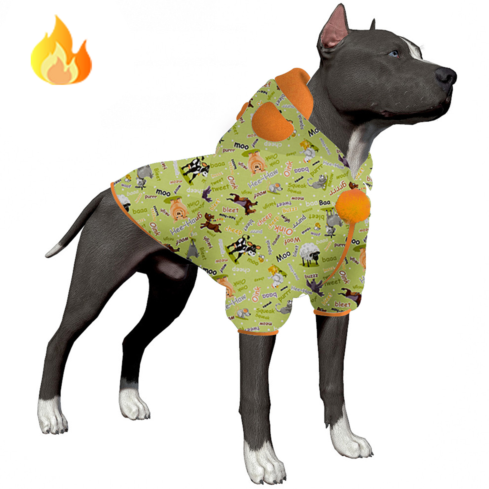 LovinPet Flannel Coats For Pitbull