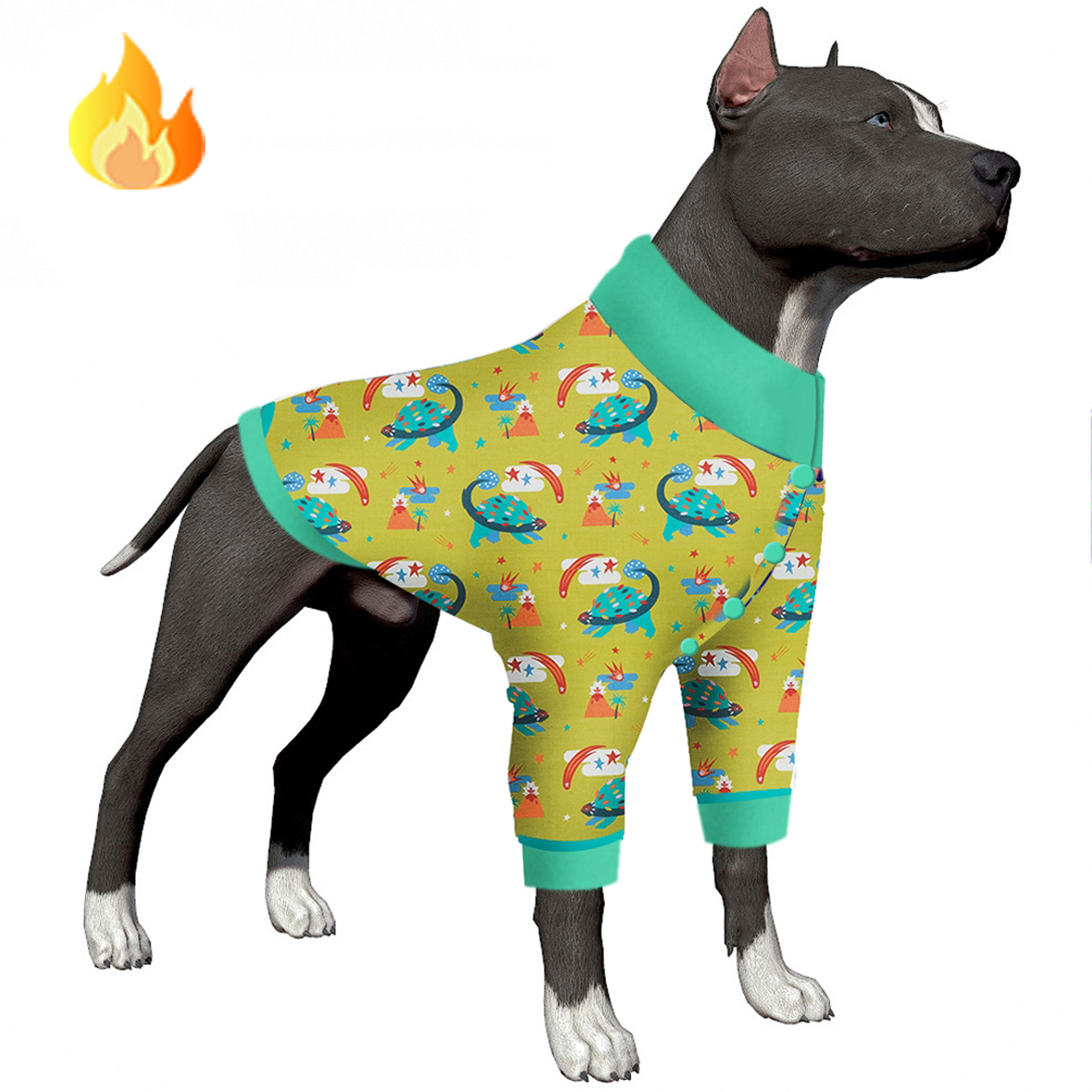 LovinPet Flannel Dog Coat Big Puppy
