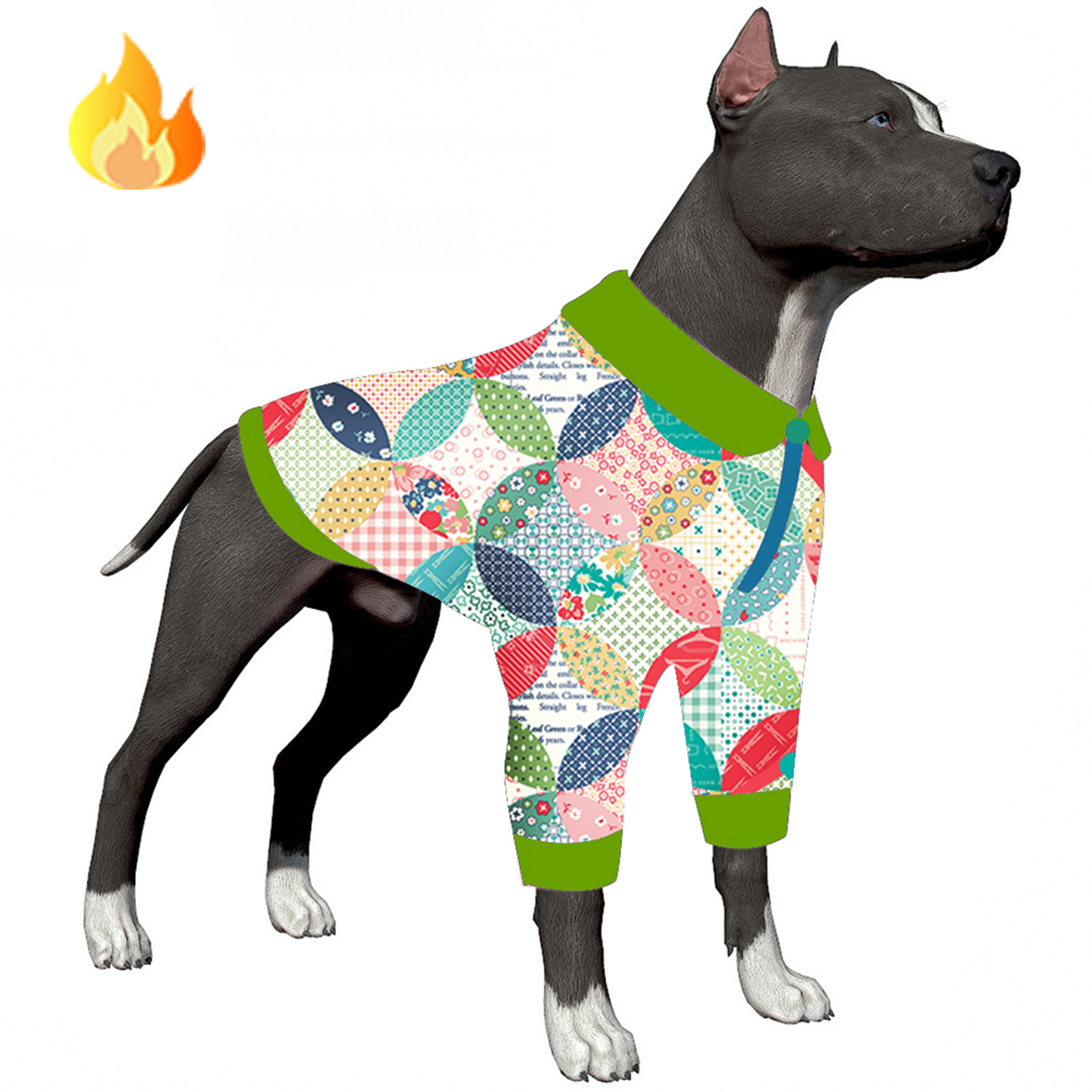 LovinPet Flannel Coat For Big Labrador Dog